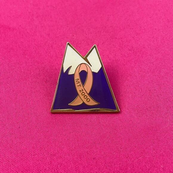 Montana 2000 Race For The Cure Breast Cancer Awareness Collectible Lapel Pin - Picture 1 of 3